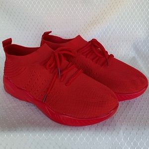 New Super lightweight red elastic sneaker size 41